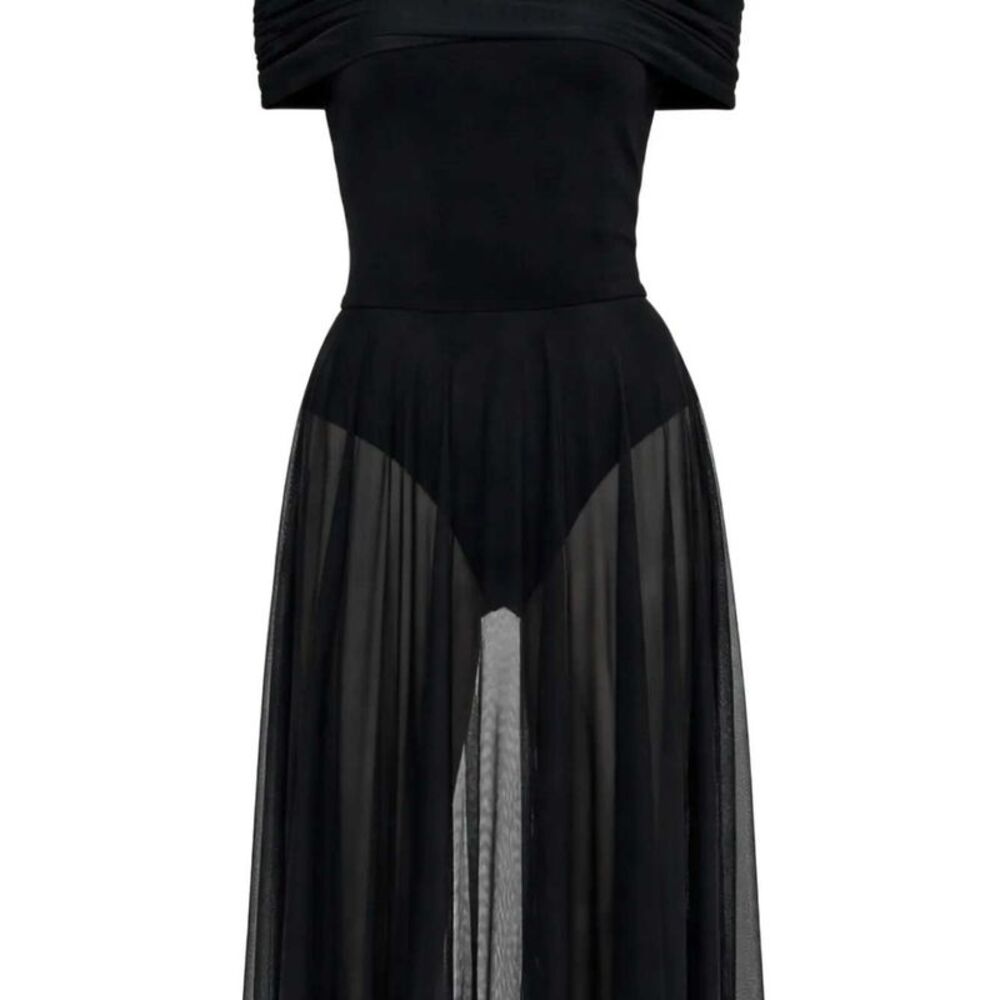 Norma Kamali Women Off-The-Shoulder Maxi Dress - Picture 2 of 2